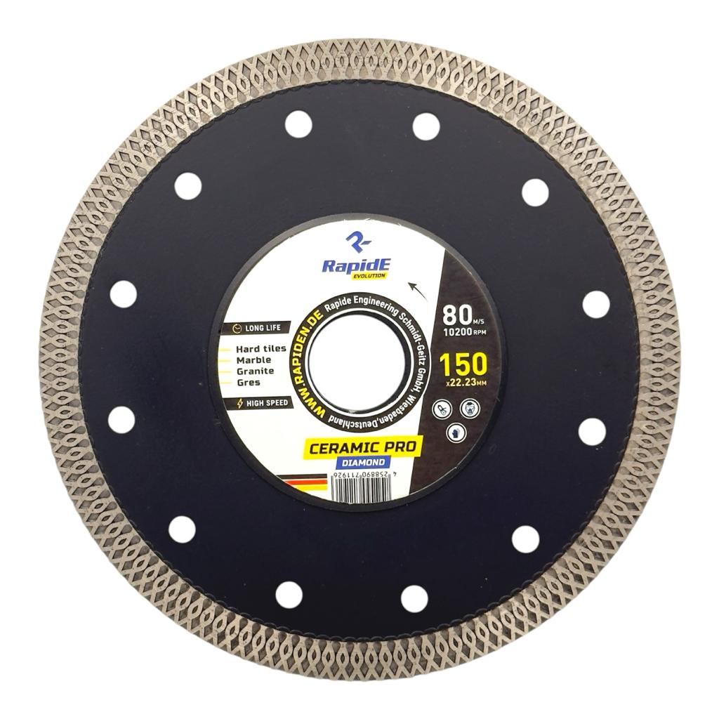 Диски алмазні RAPIDE CERAMIC PRO Диск алмазний Ø150*22,2мм. R1192 RAHФ-00002839
