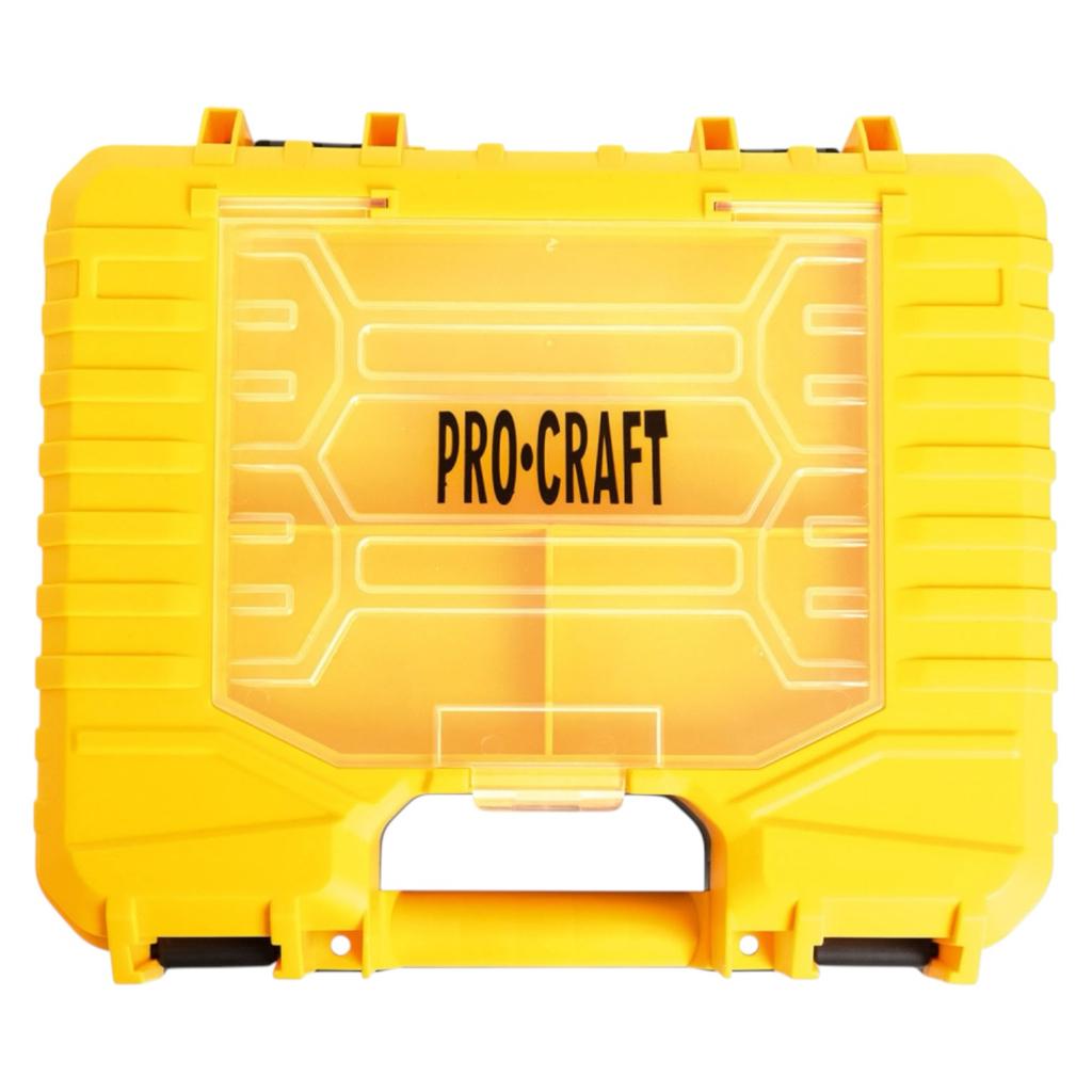 Шуруповерти акумуляторні PROCRAFT Шуруповерт акумуляторний безщітковий 20V 50Нм (з АКБ 1*2Ah ТА ЗП+кейс) PA20Li DFR