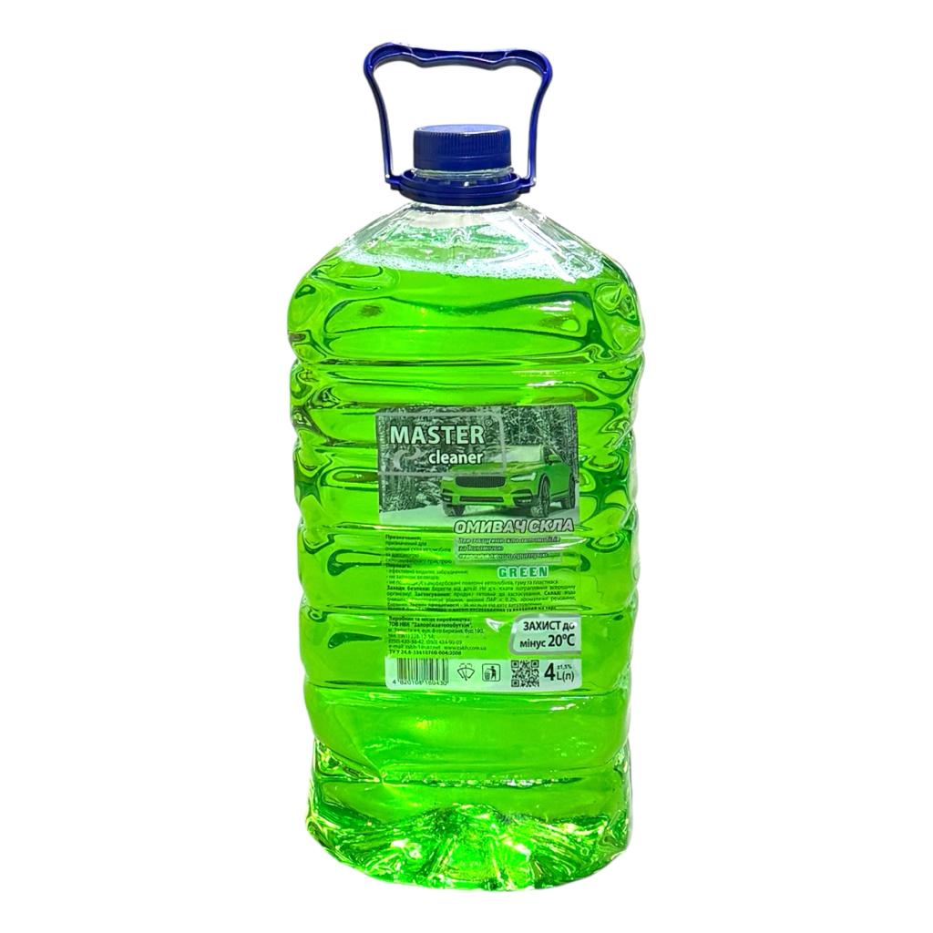 Автохимия Master Cleaner Стеклоомыватель зимний (-20°) 4л. (зеленый)