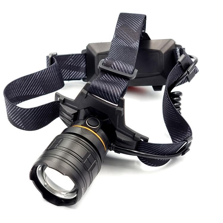 Ліхтарі налобні X-Balog Ліхтар налобний 2*18650, micro USB BL-8075-2-GT100