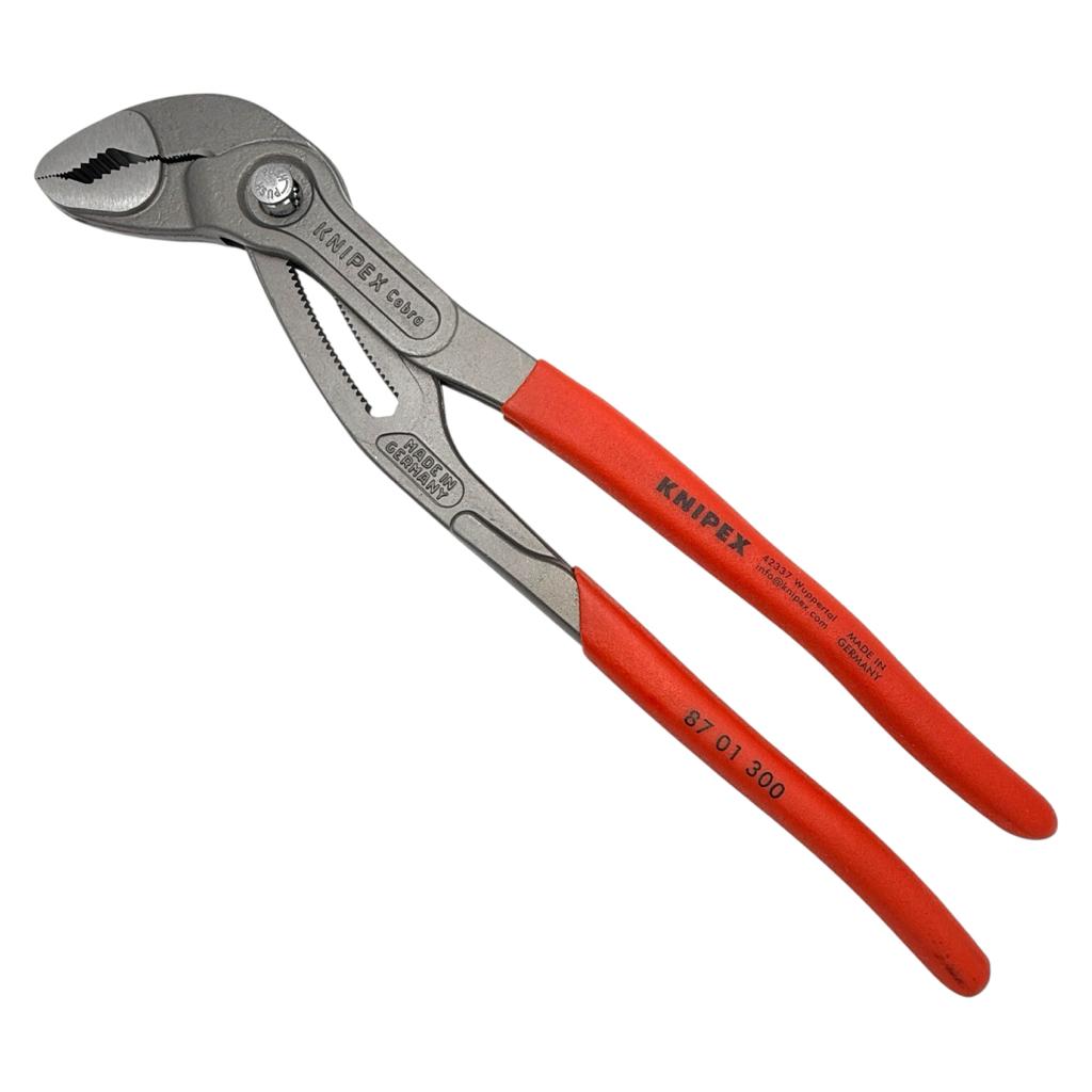 Ключі трубні KNIPEX Кліщі трубні сантехнічні COBRA 300мм. 87 01 300