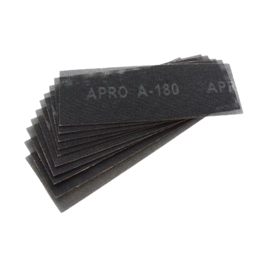 Сетка абразивная APRO Сітка абразивна 105*280мм. P180 (уп./10шт.) 828082