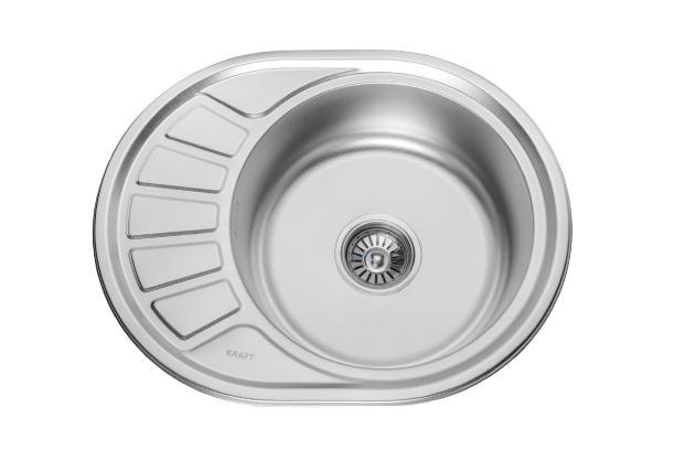 Мойки из нержавейки KRAFT Мойка из нерж. стали (декор) 0,8мм. P5745D