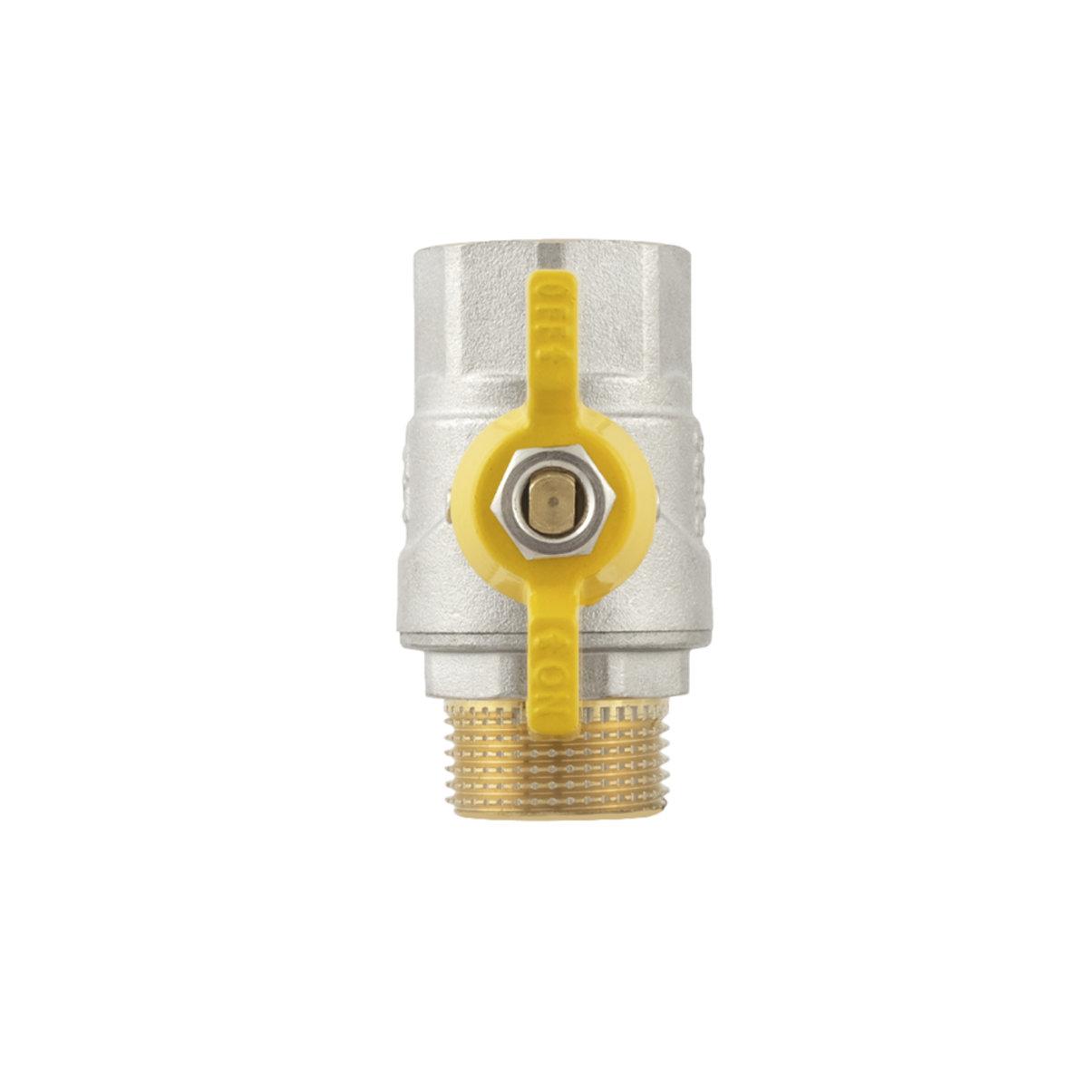 Краны серии Yellow Raftec YELLOW Кран шаровой DN20 (3/4) В/С желтая бабочка GRB21