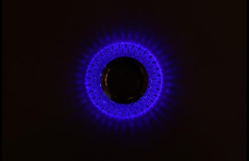 Точкові світильники Точковий світильник з Led-підсвічуванням MR16 7760S WH+BL