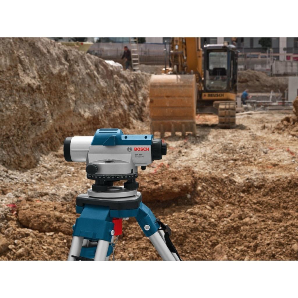 Нивелиры оптические BOSCH Оптичний нівелір Bosch GOL 26 D + штатив BT 160 + лінійка GR 500 (0601068002)