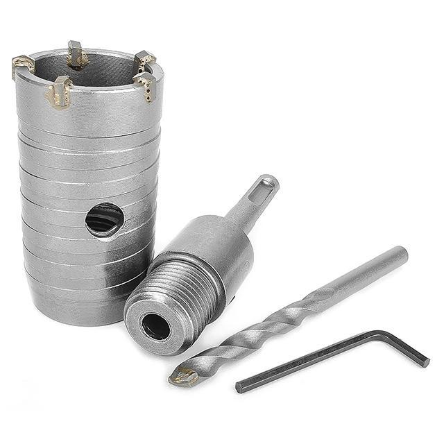 Коронки по бетону INTERTOOL Коронка по бетону 40мм + Переходник SDS Plus 100мм SD-7040