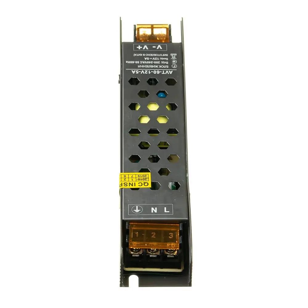 Блоки питания 12V AVT Блок питания 60W 12V IP20 170*35*23мм. AVT-60-12V-5A