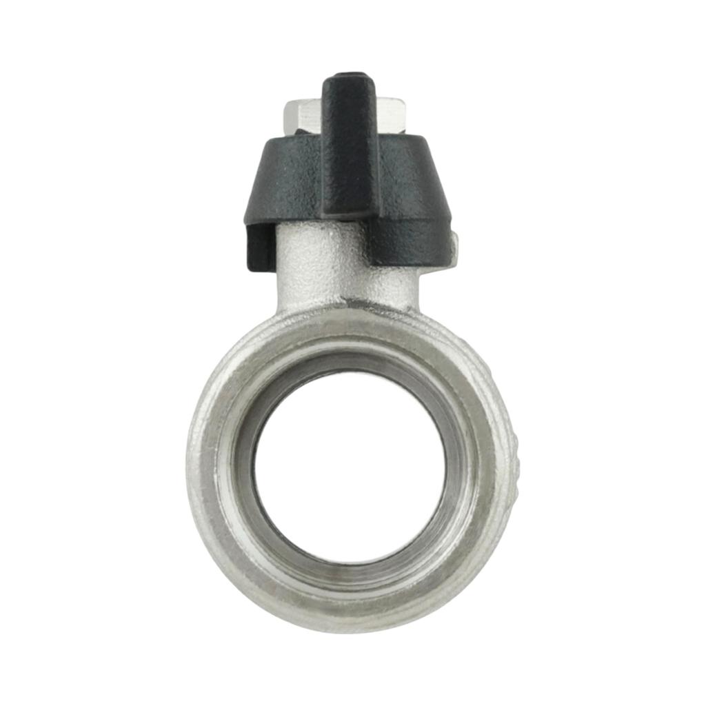 Крани серії Black Raftec BLACK Кран кульовий DN20 (3/4) В/З чорний метелик DRB21