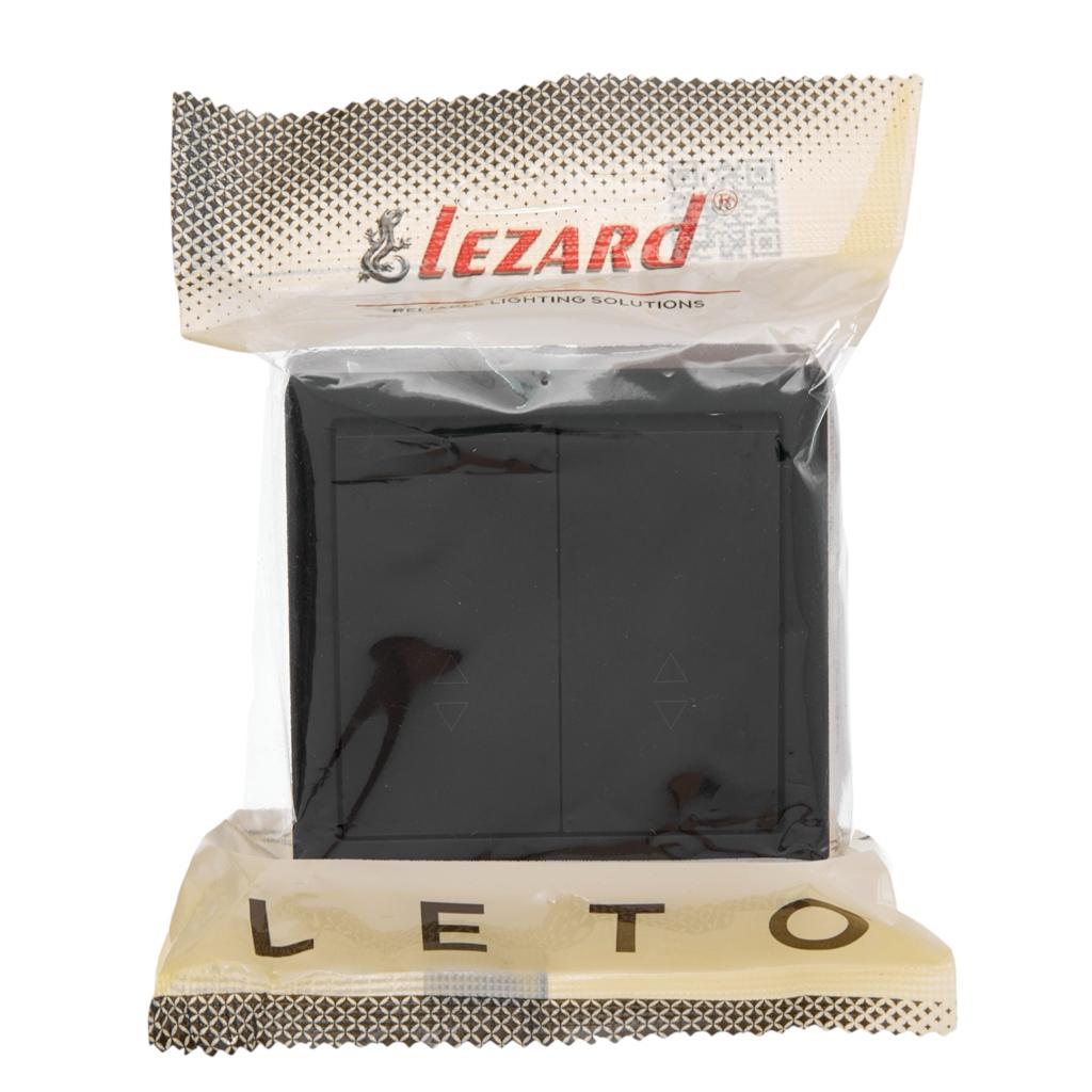 LETO (антрацит) Lezard LETO Выключатель наружный 2-й проходной (антрацит) 752-4200-106