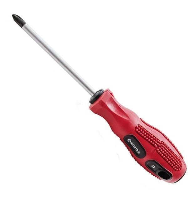 Викрутки INTERTOOL Викрутка хрестова PH1*75 VT-3136
