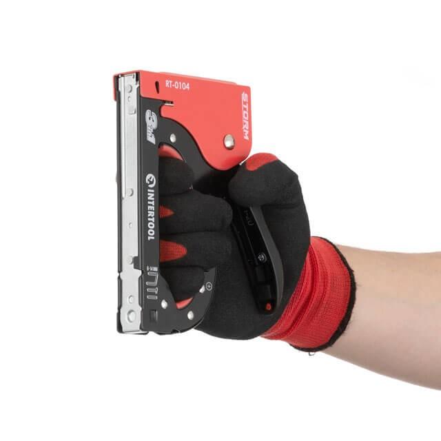 Степлеры механические INTERTOOL Степлер строительный 3в1 RT-0104
