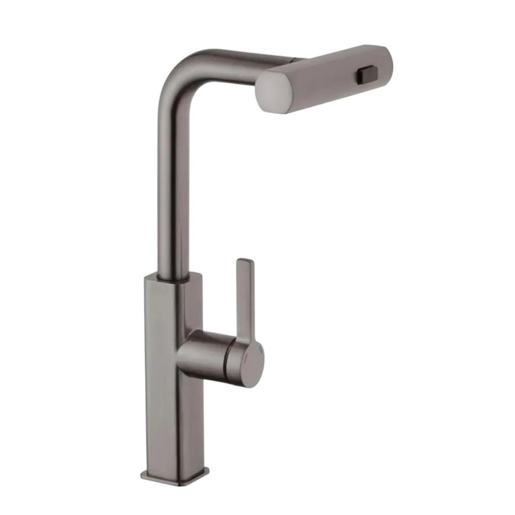 Смесители для кухни MIXXUS Premium HAMMER 014 GRAPHITE Змішувач для кухні з висувним виливом