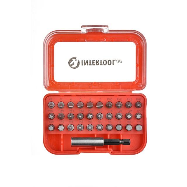 Набір насадок для викрутки INTERTOOL Набір викруткових насадок (31од.) VT-0109