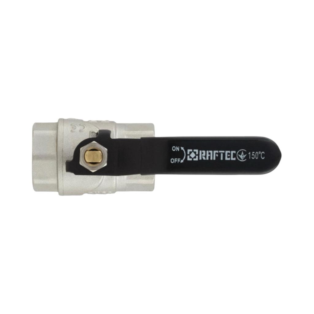 Краны серии Black Raftec BLACK Кран шаровый DN20 (3/4) вв черная ручка DRH2