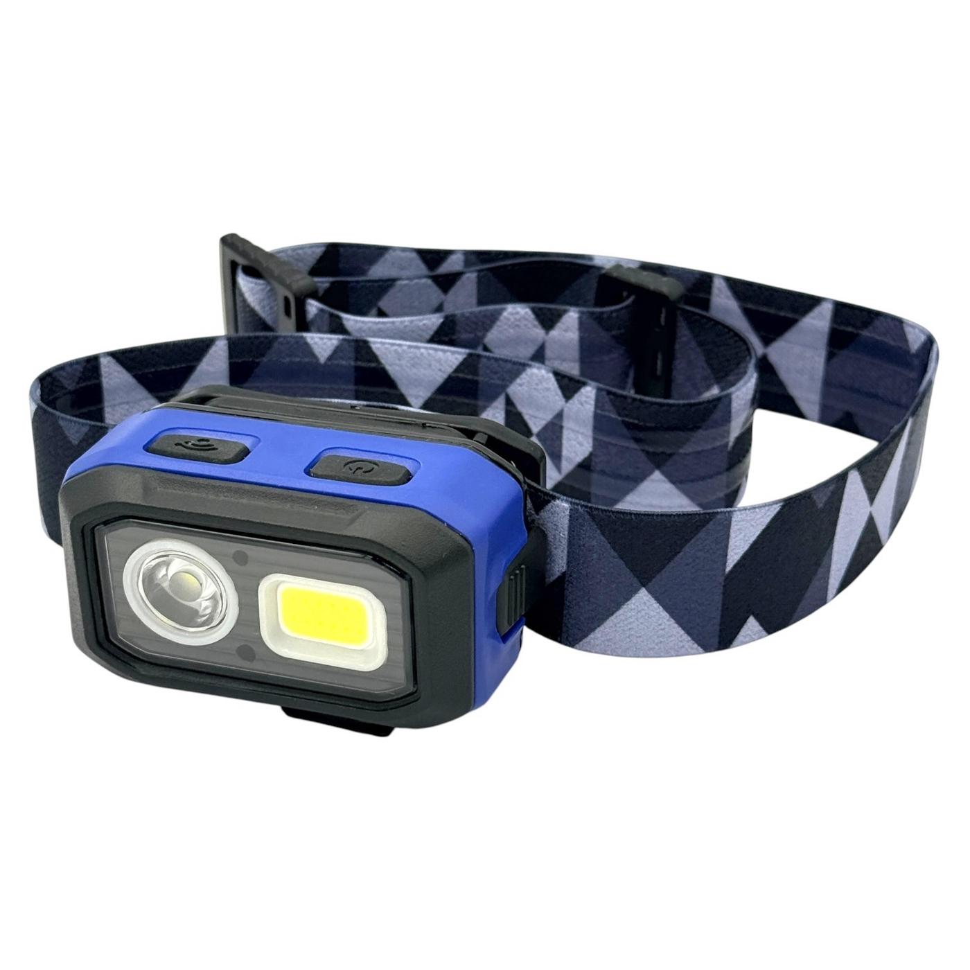 Ліхтарі налобні RightHausen Tracker Pro Ліхтар налобний 5W+4W 500Lm 1000mAh Type-C HN-313070