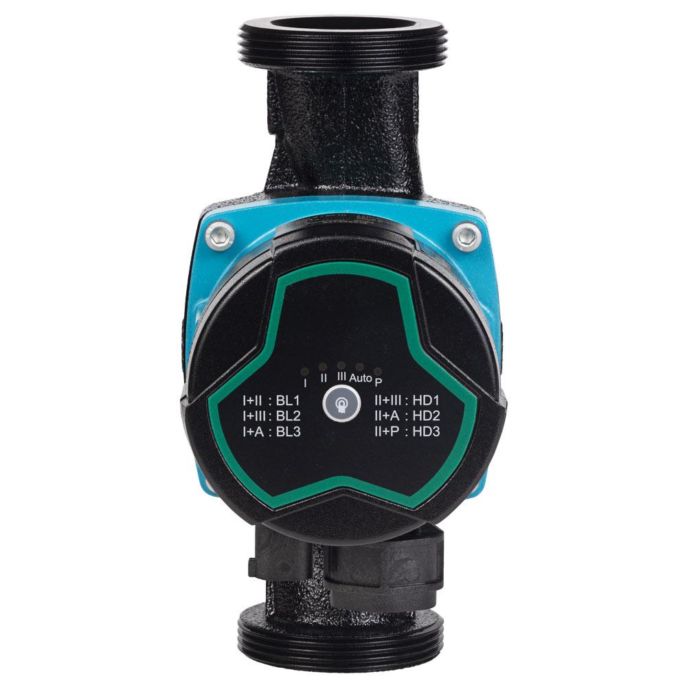ЦИРКУЛЯЦИОННЫЕ НАСОСЫ AQUATICA GPA32-8/180 III Насос циркуляционный энергосберегающий 5-90Вт Hmax 8м Qmax 73л/мин Ø2 180мм + гайки Ø1¼ 774064