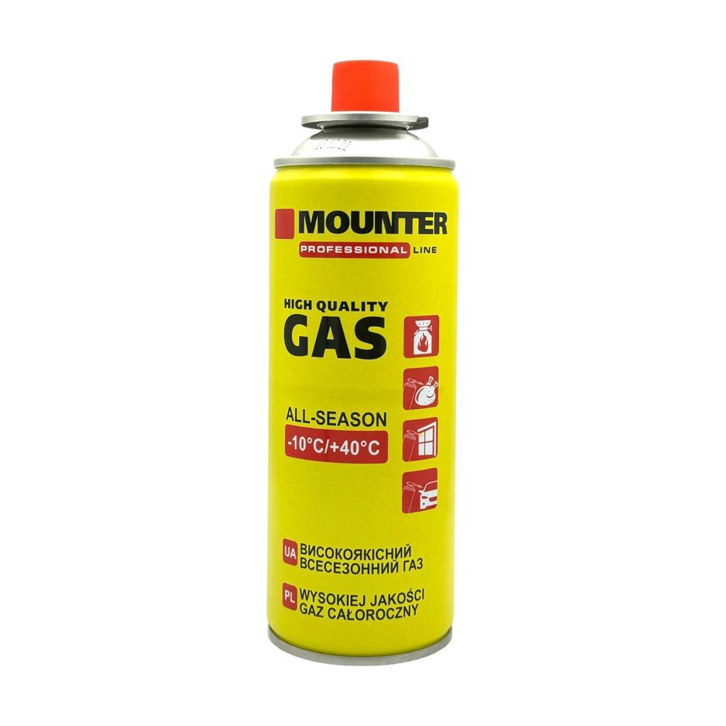 Газовые балоны (туристические) MOUNTER Газовый балон 220г./400мл.