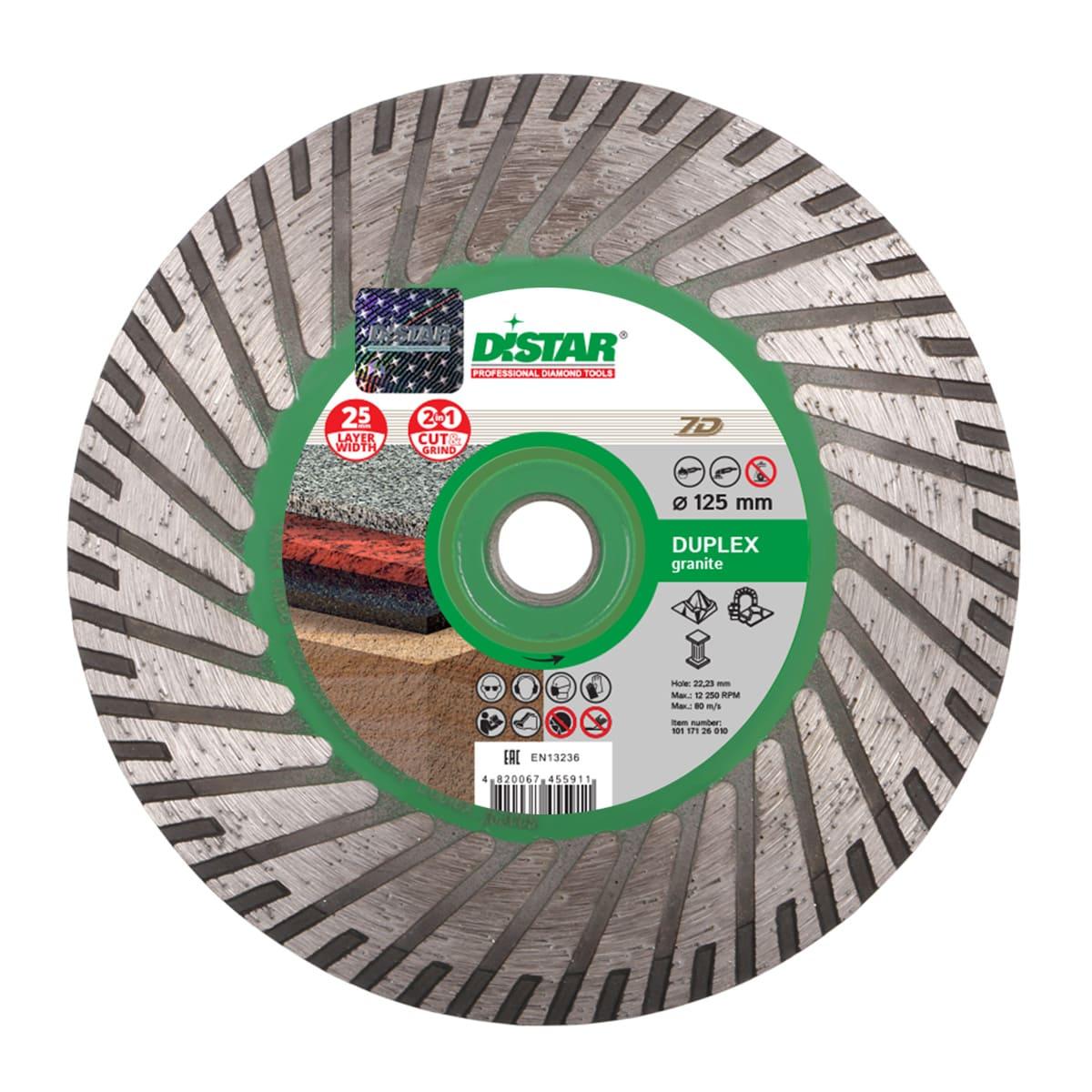 Диски алмазні DISTAR TURBO DUPLEX Диск алмазний 125x2,8x8/25x22,23/M14F 10117126010