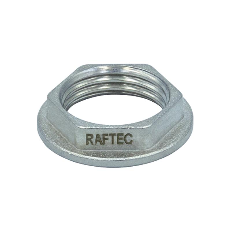 Фитинги резьбовые никелированные Nickel Raftec Контргайка 40 (1 1/2) никель K05