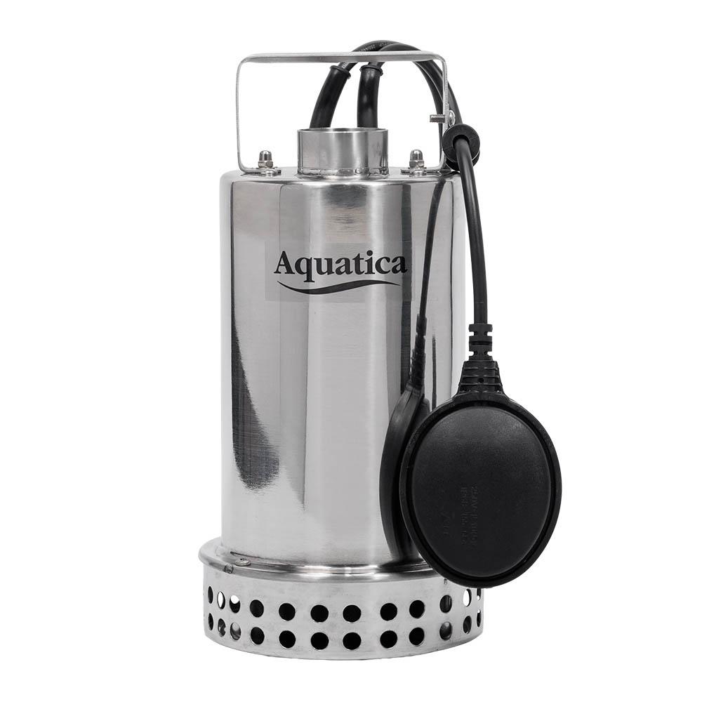 ДРЕНАЖНІ НАСОСИ AQUATICA Насос дренажний садовий 0.75кВт Hmax 8м Qmax 180л/хв (част. до 5мм, нерж) 773055