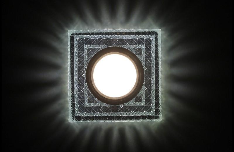 Точечные светильники Точечный светильник с led-подсвет. MR16 7027WH+Led 6000