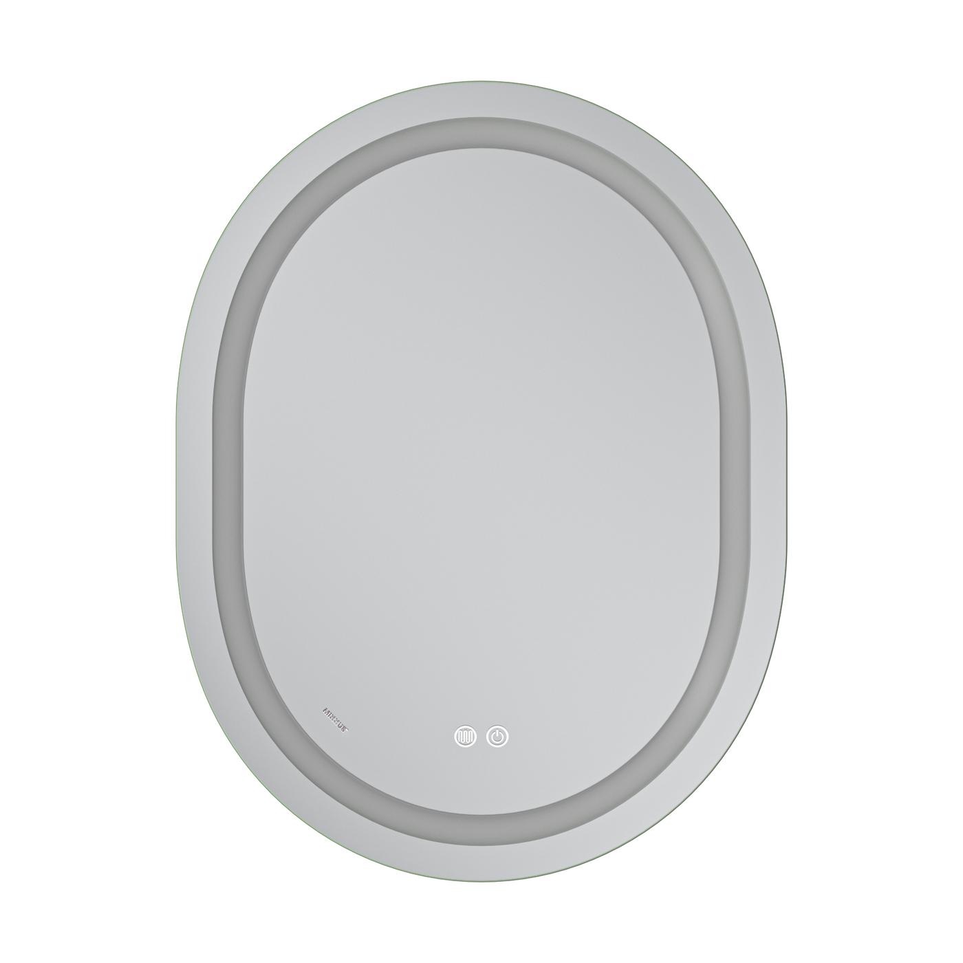 Зеркала с подсветкой MIXXUS Premium ELLIPSE MV05-80x60-REVERSE Дзеркало (LED Touch, Anti-fog, димер (3-6,5kK)) (MP6642)