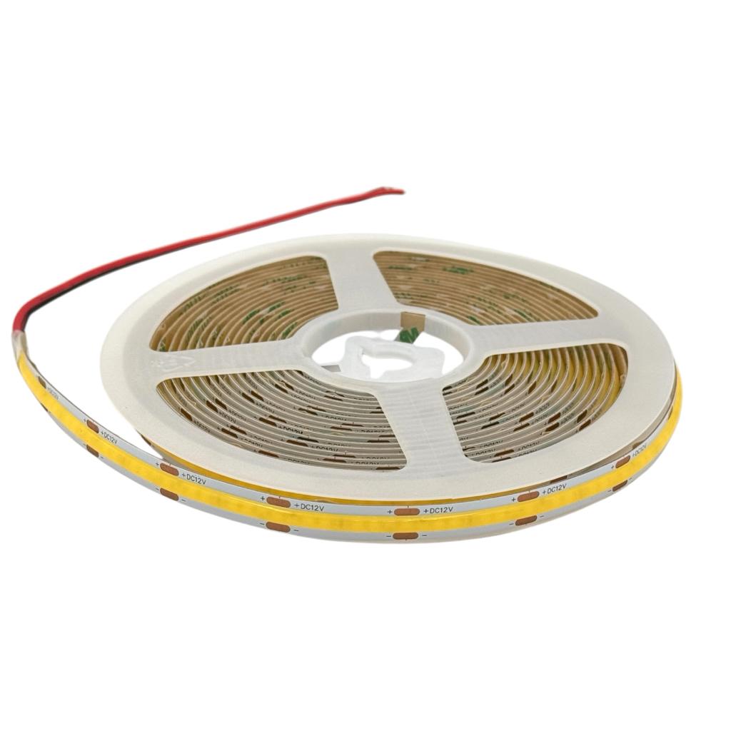 COB (12V) MTK LED-лента COB 12V 9W IP20 320LED 1200Lm/м. (6000K-6500K) MTK-320W-COB-IP20-12 (уп/5м.) 1022423