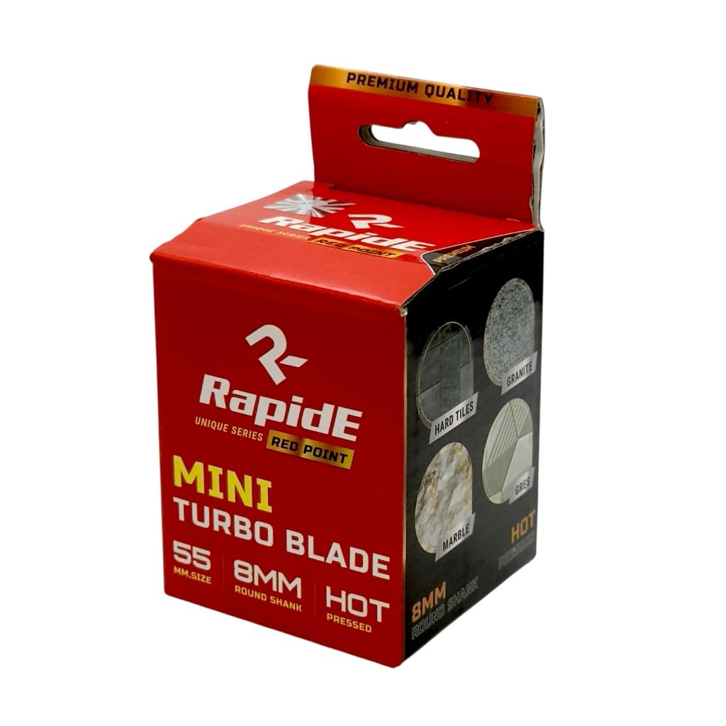 Диски алмазные RAPIDE Red Point Диск алмазный Ø55мм. под дрель для чистки клея из под СВП TURBO BLADE