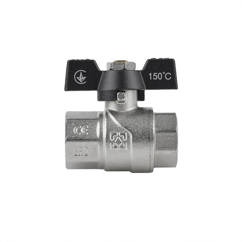Краны серии Black Raftec BLACK Кран шаровый DN20 (3/4) вв черная бабочка DRB2