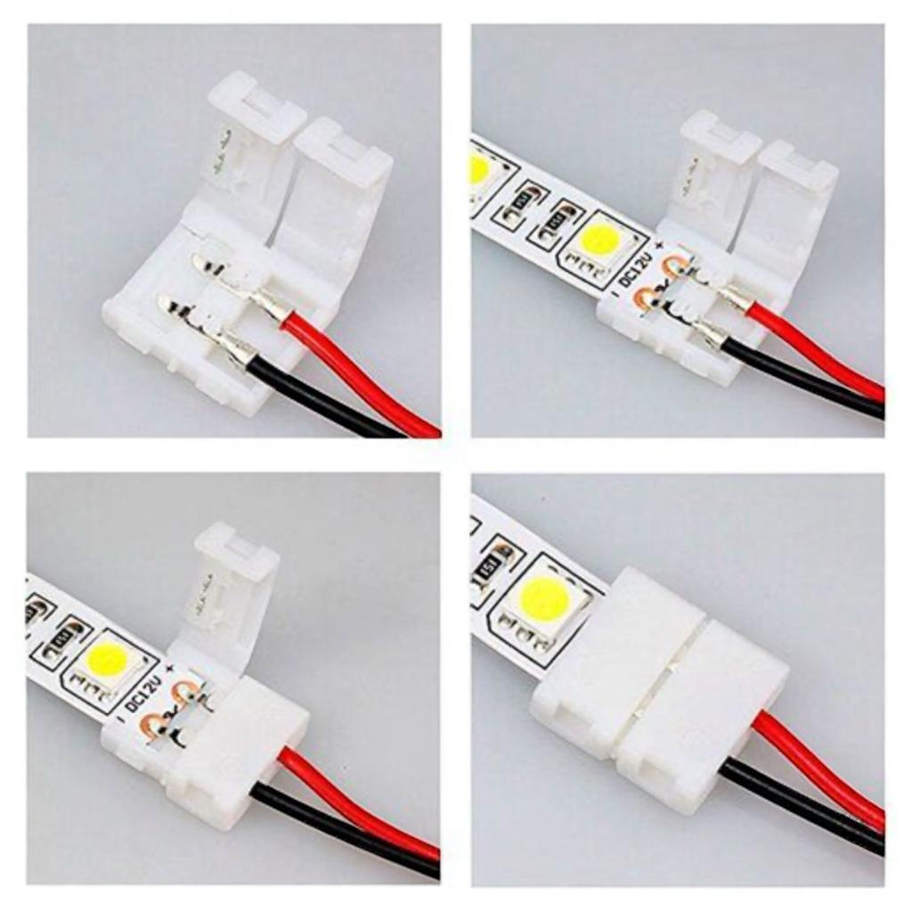 Коннекторы и заглушки Коннектор для LED-ленты 8мм.