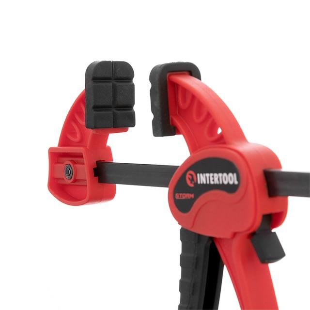 Струбцини INTERTOOL Струбцина автомат 100 * 30мм, зусилля затиску до 10 кг HT-6110