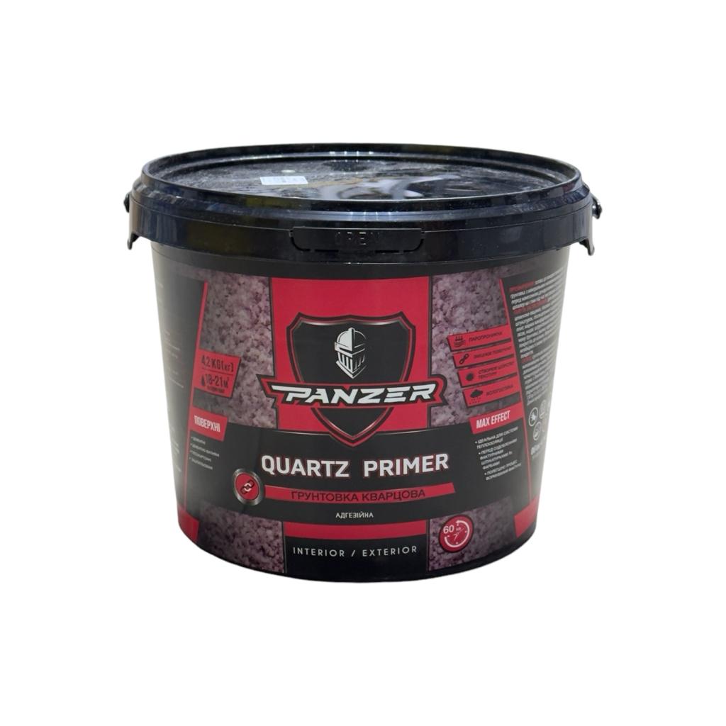 Грунти готові PANZER QUARTZ PRIMER  Фарба-грунт адгезійна 4.2кг.