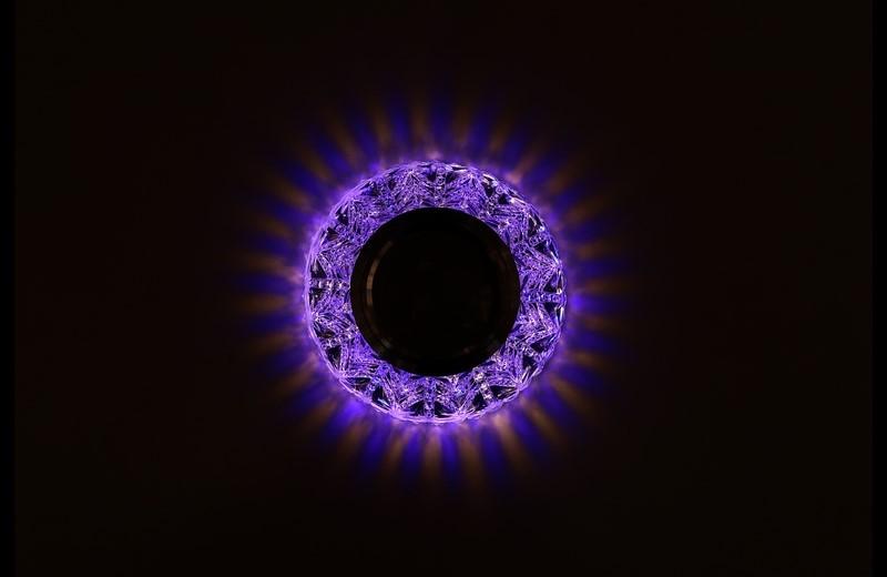 Точкові світильники Точковий світильник з Led-підсвічуванням MR16 7760S WH+BL