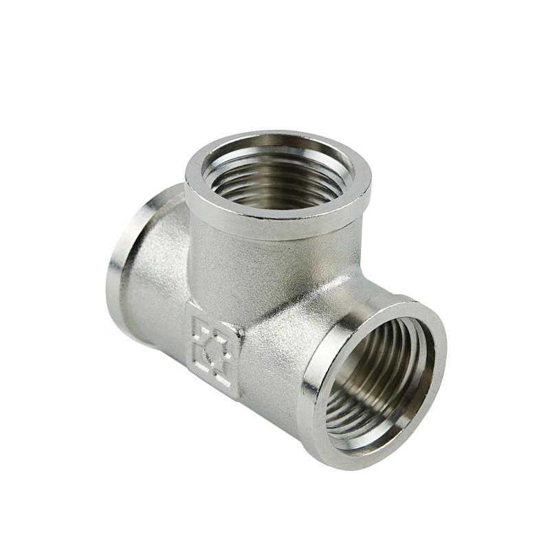 Фітінги різьбові нікельовані Nickel Raftec Трійник 25 (1) ВВВ нікель T03