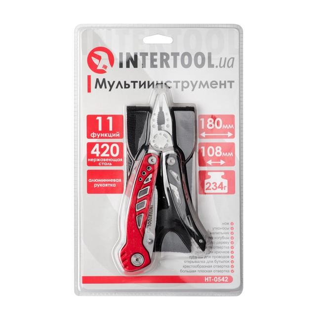 Мультиінструменти (мультитули) INTERTOOL Мультиинструмент 11 в 1 HT-0542