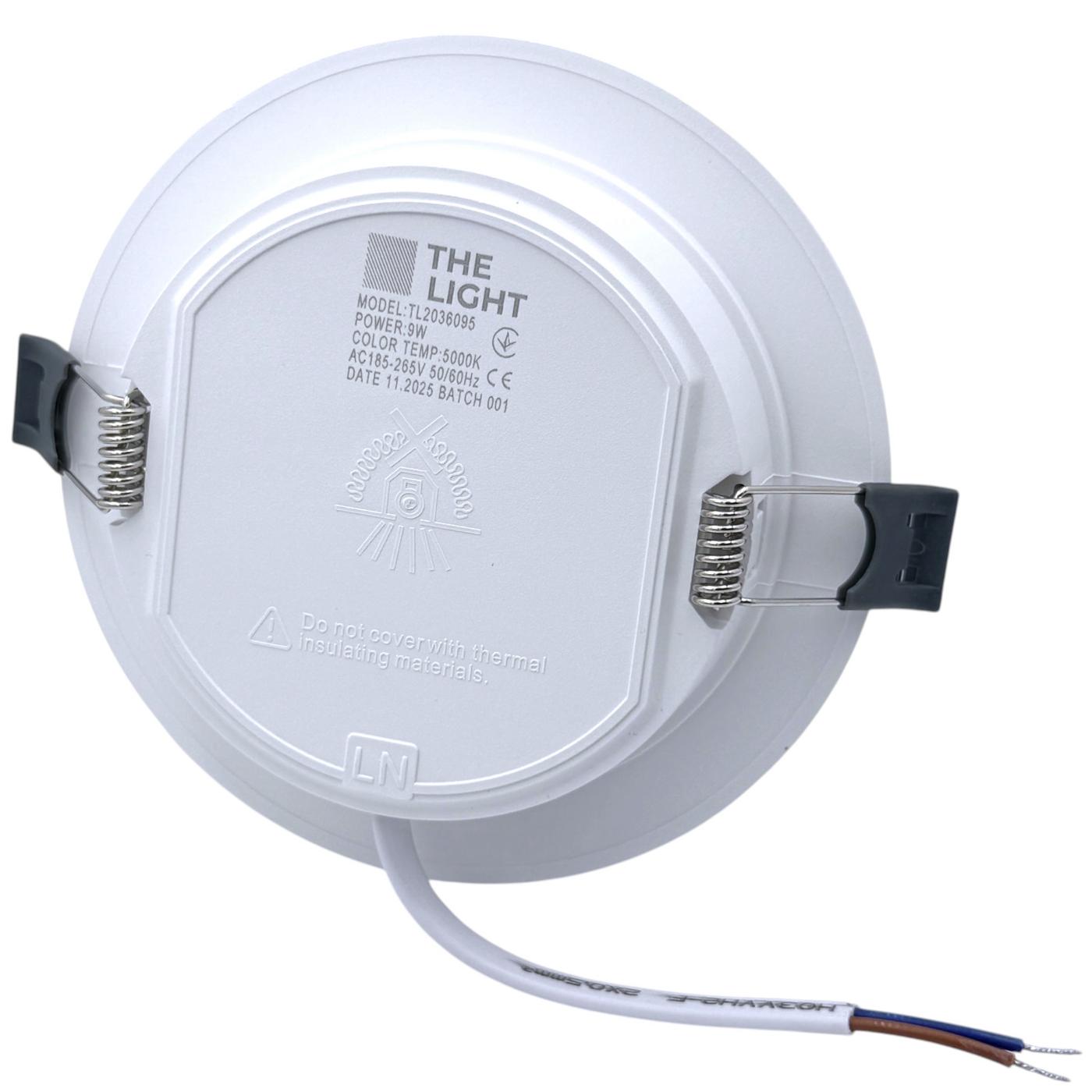 LED-Світильники (вбудовані) The Light LED-Світильник вбудований 9W 5000K 810Lm TL2036095