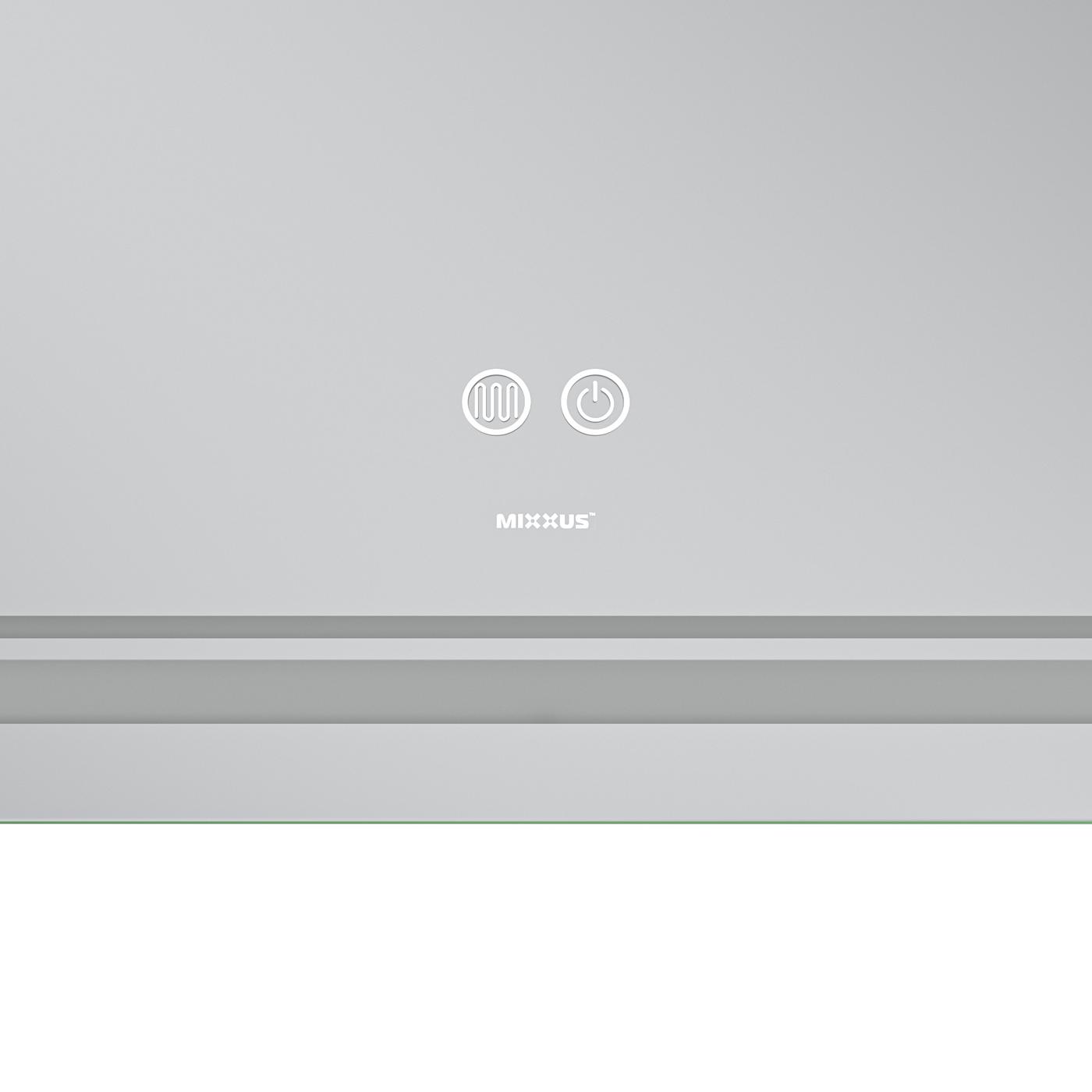  Дзеркала з підсвічуванням MIXXUS Premium QUADRO MR20-100x80 Дзеркало (LED Touch, Anti-fog, димер, лінза) (MP6623)
