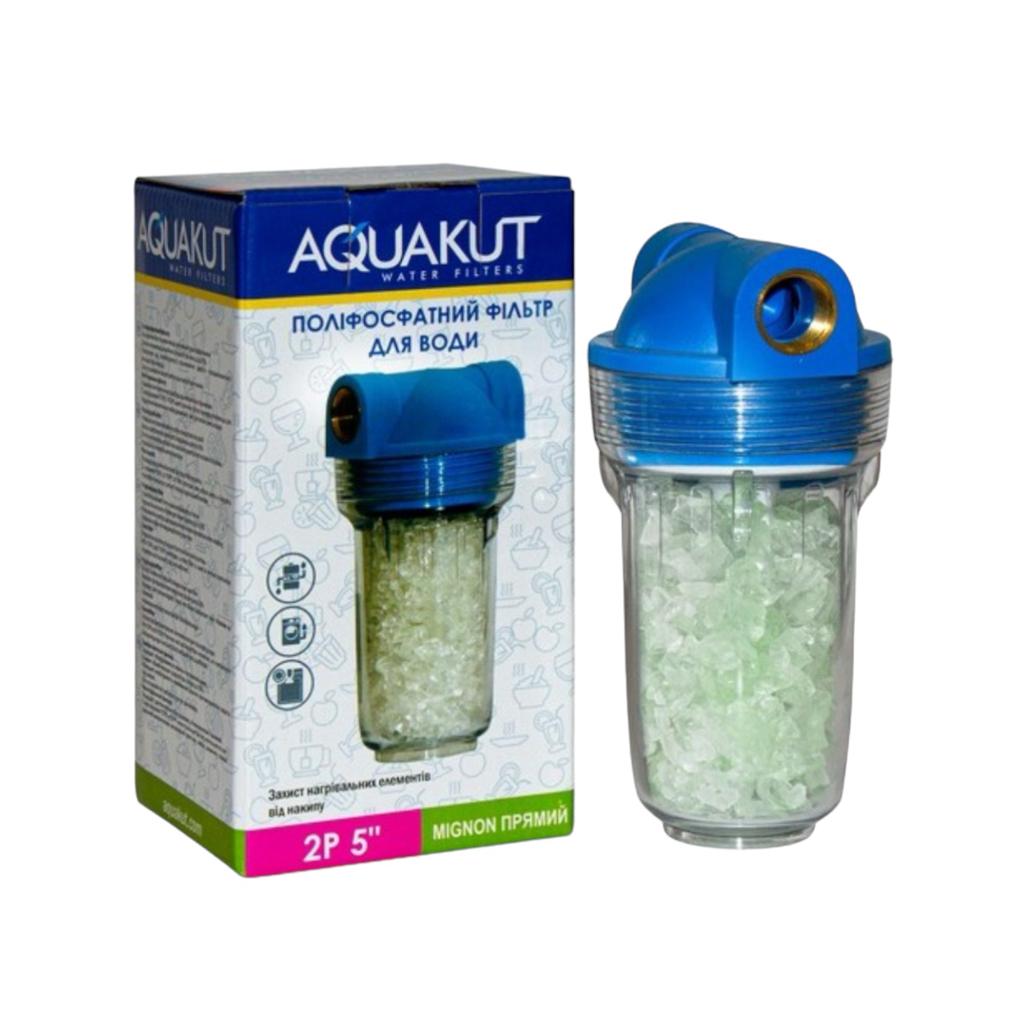 Фільтри і комплектуючі Aquakut Фільтр для води MIGNON 2P 5 1/2 прямий (з поліфосфатом) HP 10909