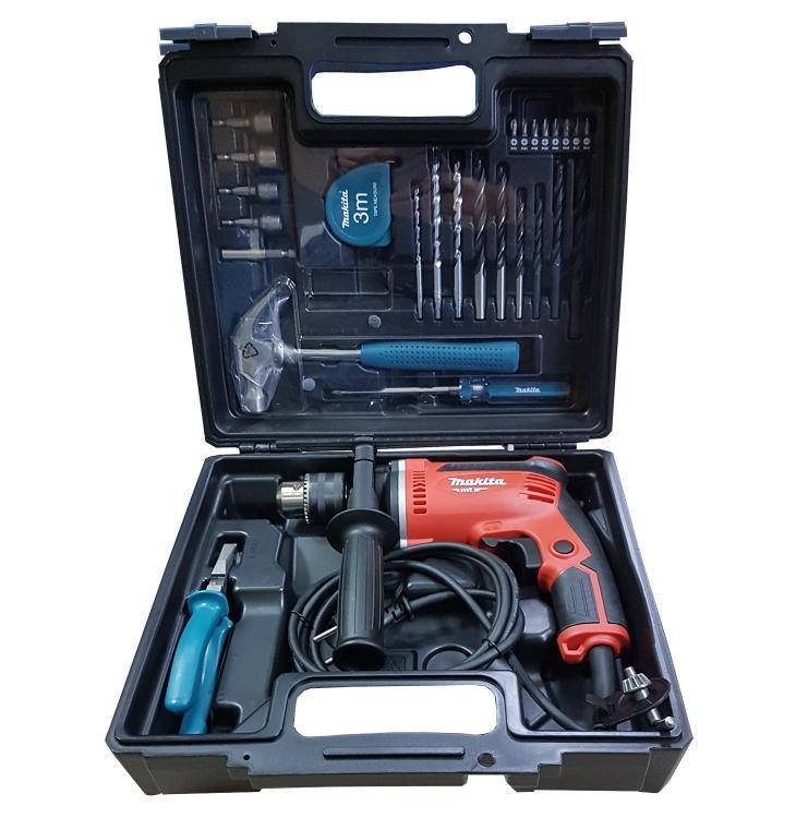 Набори електроінструменту Makita Дриль ударний + аксесуари M8100KX2