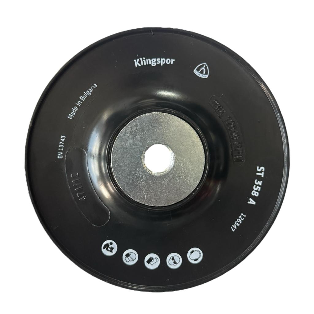 Диски опорные под фибру KLINGSPOR ST358A Диск опорный жесткий для фибры 125мм.