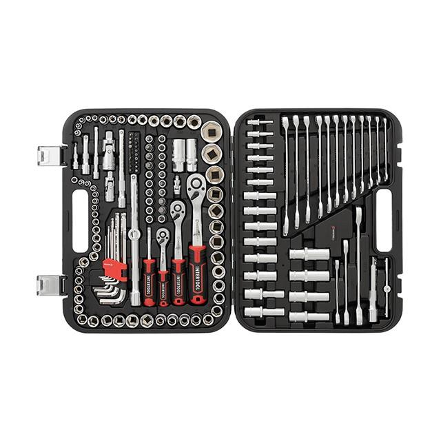 Наборы инструментов INTERTOOL Набор инструментов 1/2 & 3/8 & 1/4, 156ед., Cr-V STORM ET-8156