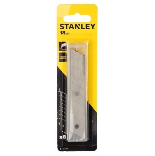 Лезвия для ножей STANLEY Набор лезвий (18мм.) 8шт./уп. 0-11-219