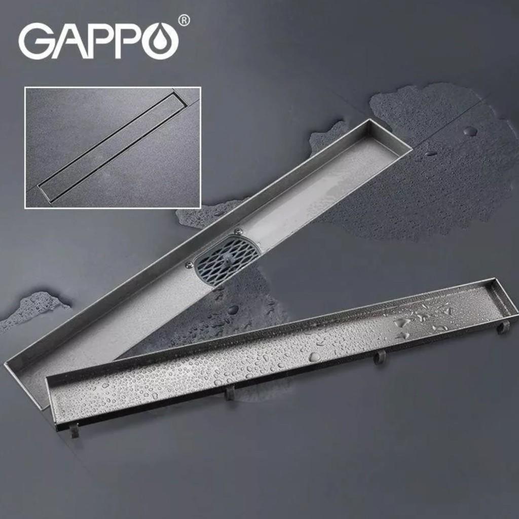 Душові трапи GAPPO G89007-4 Душовий трап із нержавіючої сталі 70*900мм