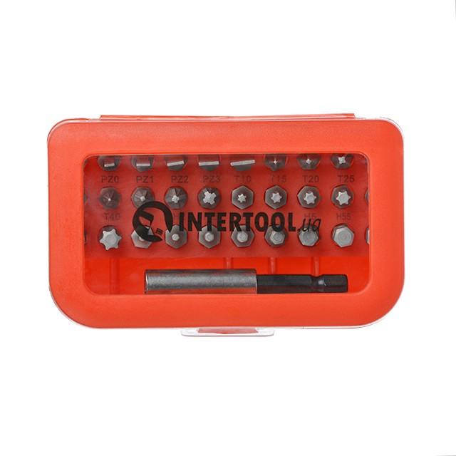 Набір насадок для викрутки INTERTOOL Набір викруткових насадок (31од.) VT-0109
