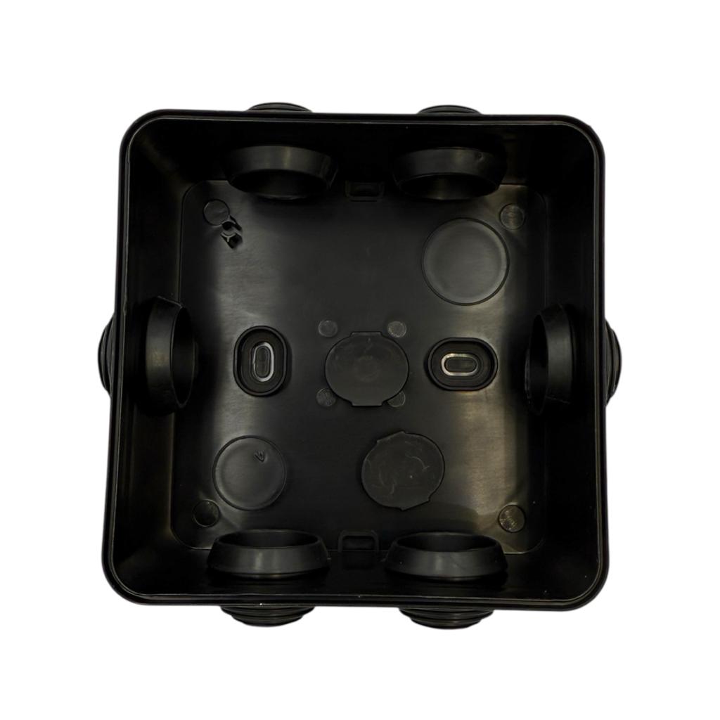 Распределительные коробки NEOMAX Распределительная коробка наружная IP55 85*85*40мм. ЧЕРНАЯ (без клемм) NX1144