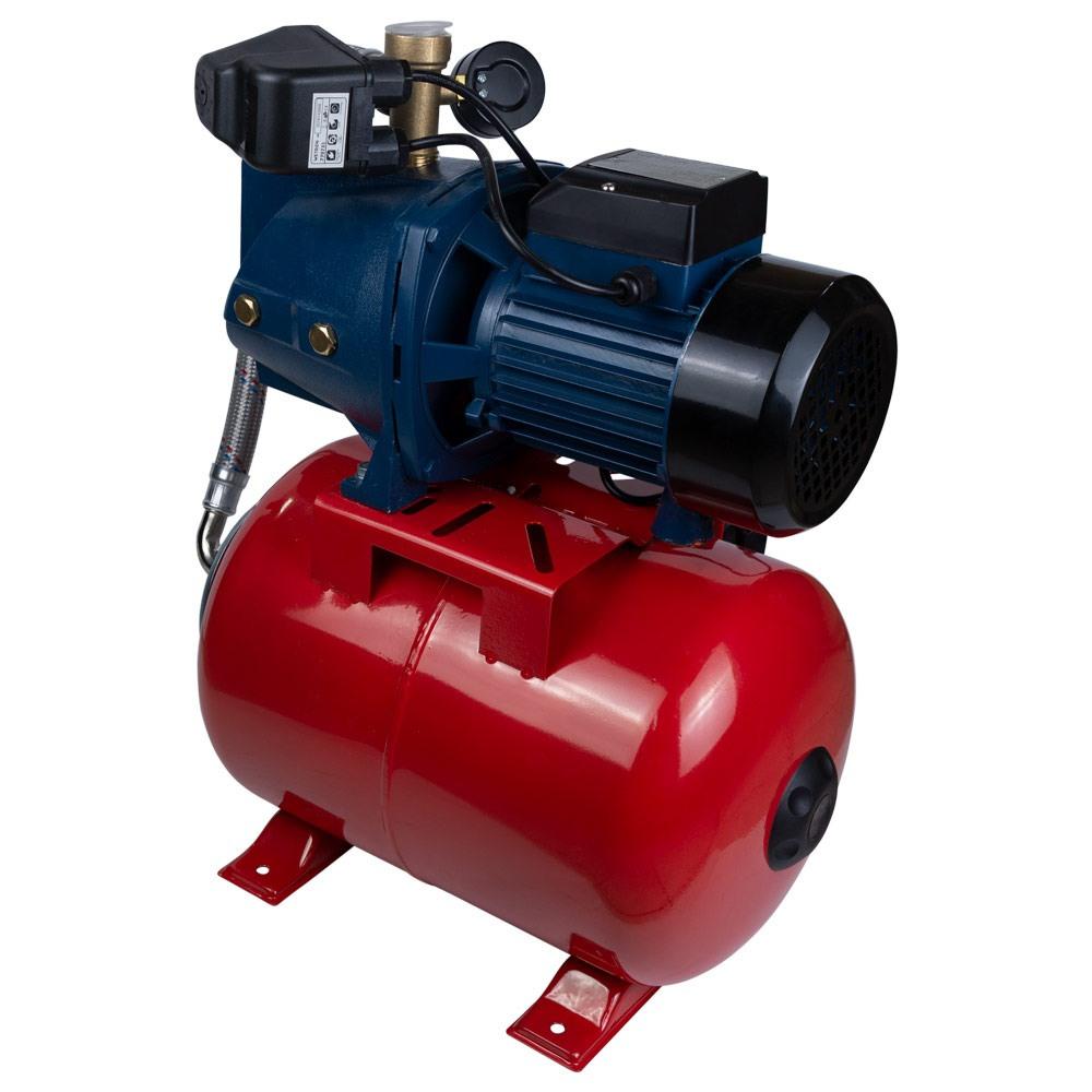 Насосные станции WETRON JSW10MA5 Насосная станция 0.75кВт Hmax 40м Qmax 80л/мин (самовсасывающий насос) 24л Украина 775033/24