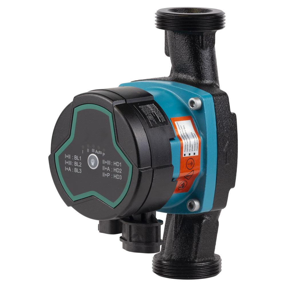 ЦИРКУЛЯЦІЙНІ НАСОСИ AQUATICA GPA25-6/180 III Насос циркуляційний енергозберігаючий 5-39Вт Hmax 6м Qmax 53л/хв ØØ1½ 180мм + гайки Ø1 774053