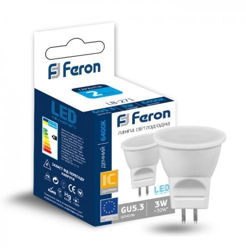 LED-Лампы Feron LED-Лампа 3w 6400k MR-11 G5.3 LB-271