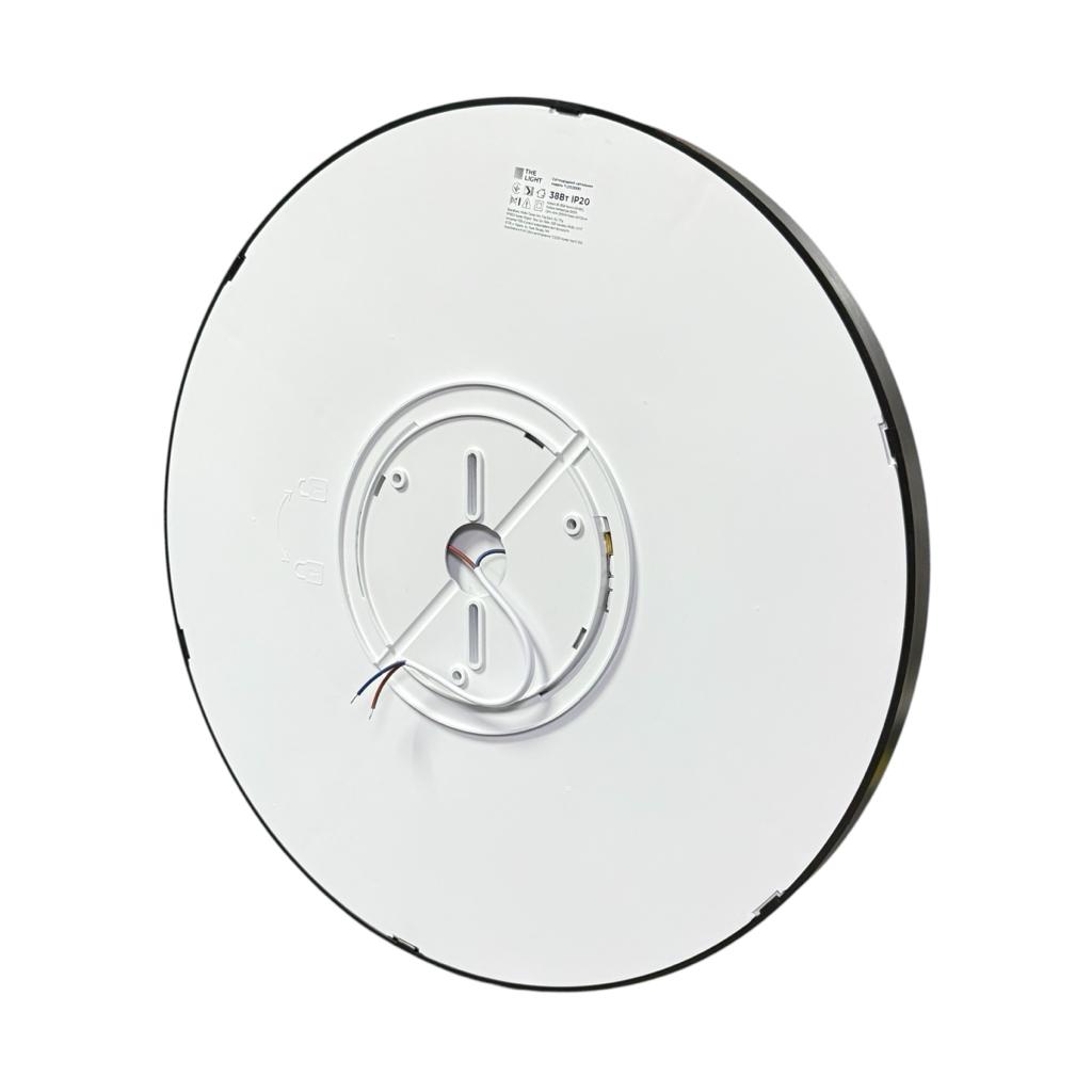 LED-Світильники (накладні) The Light LED-Светильник накладний 38W 5000K 3420Lm (коло) ЧОРНИЙ TL2029385